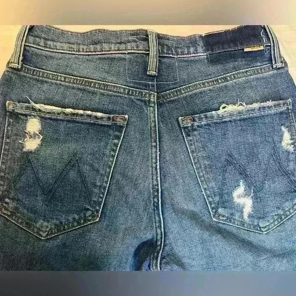 Mother Denim Tomcat Straight Leg Jean in Playing With Scissors Size 26 - Picture 7 of 15